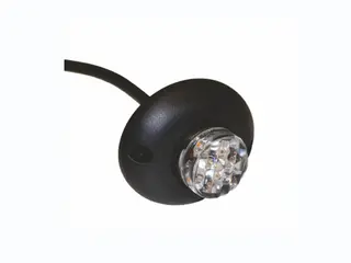 LED Beacon PRO-MICRO-STROBE ECE amber, cable 2,7m, 10-30V, recessed or p