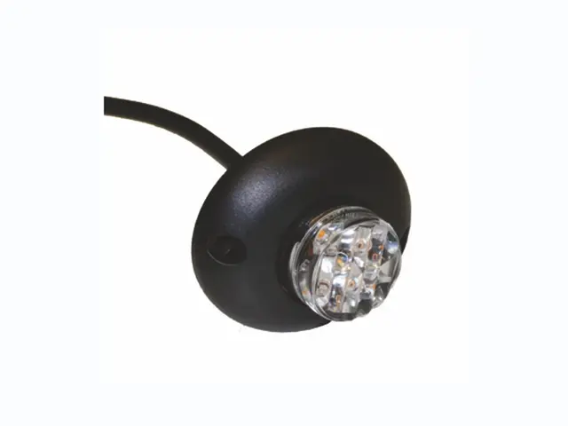 LED Beacon PRO-MICRO-STROBE ECE amber, cable 2,7m, 10-30V, recessed or p 