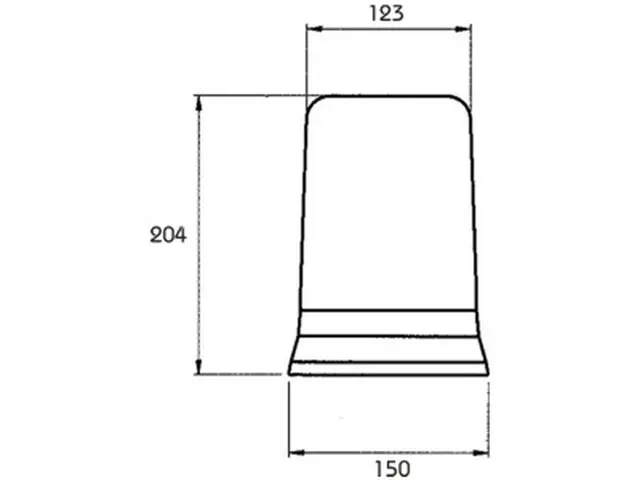 Rotating Beacon ECO LINE I 12V 3 bolts 