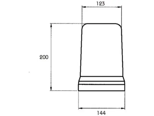 Rotating Beacon ECO LINE I 24V magnetic 