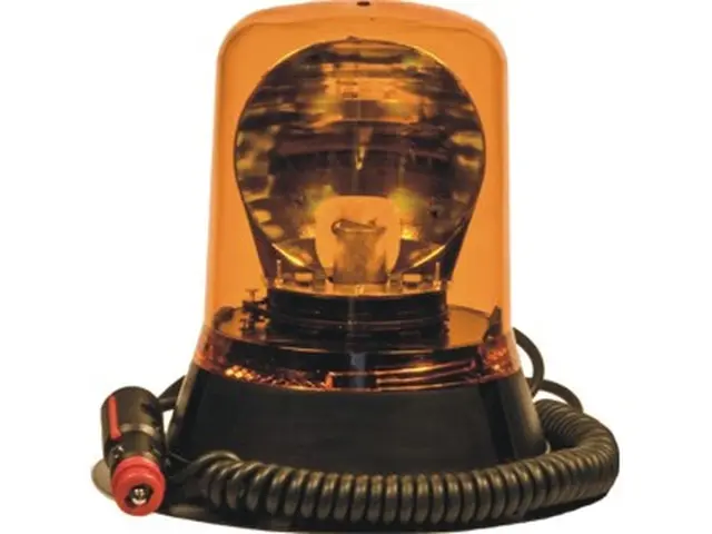 Rotating Beacon STANDARD LINE vacuum/mag 12/24V, amber 