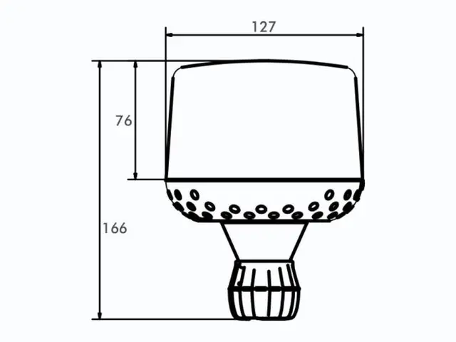 LED beacon PRO-ROTA-FLASH XL, flexible pole mount f 
