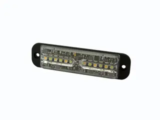 LED Beacon PRO-FLAT-STROBE II combined lamp blue-amber, clear lens, 12
