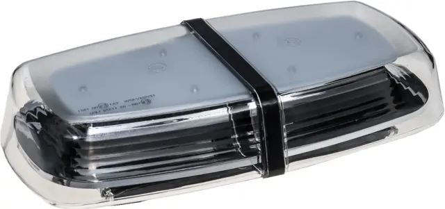 LED Lightbar PRO-COMPACT-BAR amber, 2 bolts fixation, 12/24V, ECE R65 