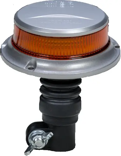 LED Beacon PRO-MULTI-FLASH II amber, flexible pole mount, 9-30V, 27W, 