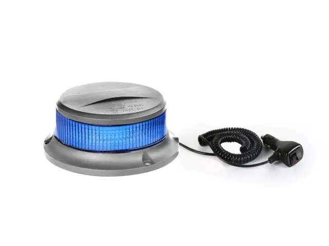 LED Beacon PRO-MULTI-FLASH II blau, magnetic fixation, 9-30V, 27W, ECE 