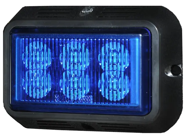 LED Beacon PRO-STROBE 12/24V cable 1,8m, blue, surface mount 