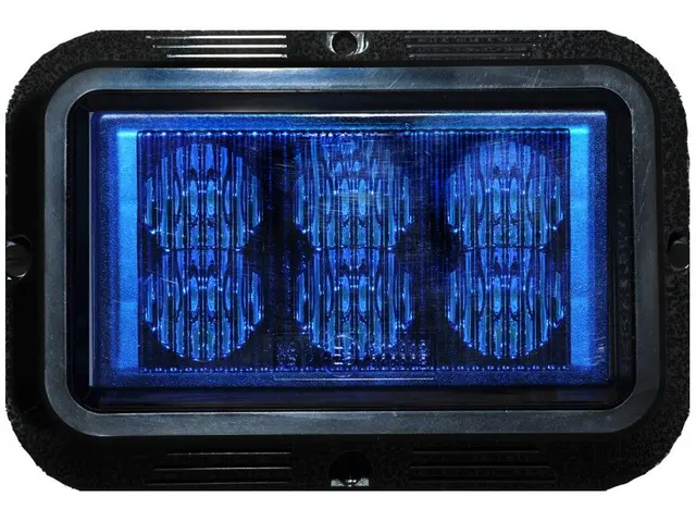 LED Beacon PRO-STROBE 12/24V cable 1,8m, blue, surface mount 