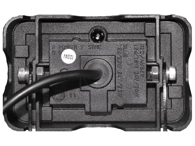LED Beacon PRO-STROBE 12/24V cable 1,8m, amber, bracket mount 