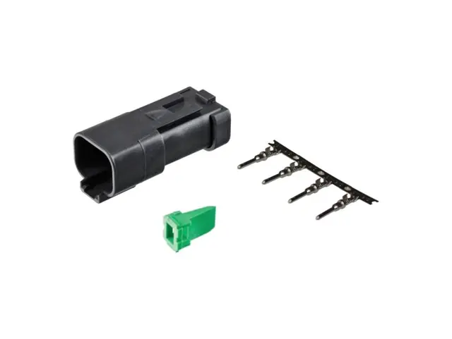 Connector 4-pole DEUTSCH DT 4-pole male 