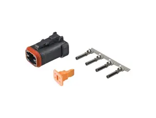 Connector 3-pole DEUTSCH DT 4-pole female