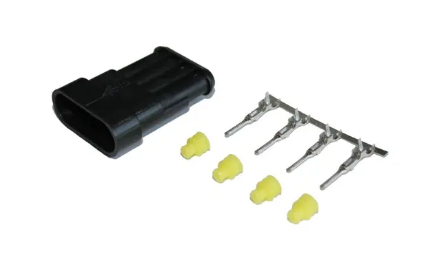 AMP SUPER SEAL Connector 4-pole male 