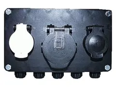 3-Socket Junction Box