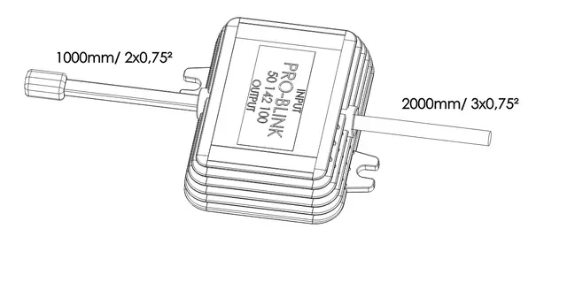 Blink Unit for Sidemarker Lamps Version 