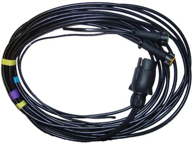 Cable Kit 12V Length 6,0m 7-pole, 2 x DC-flatcable 0,5m 