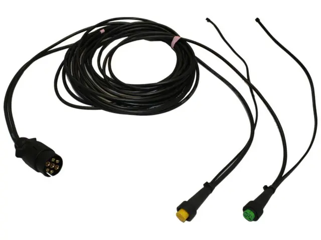 Cable Kit 12V Length 5,0m 7-pole, 2 x DC-flatcable 0,5m 