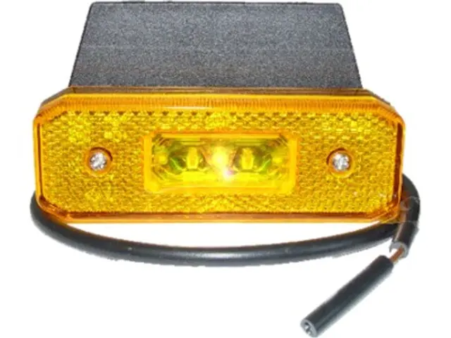 LED Sidemarker Lamp PG-screw bracket 90°, cable 0,5m 
