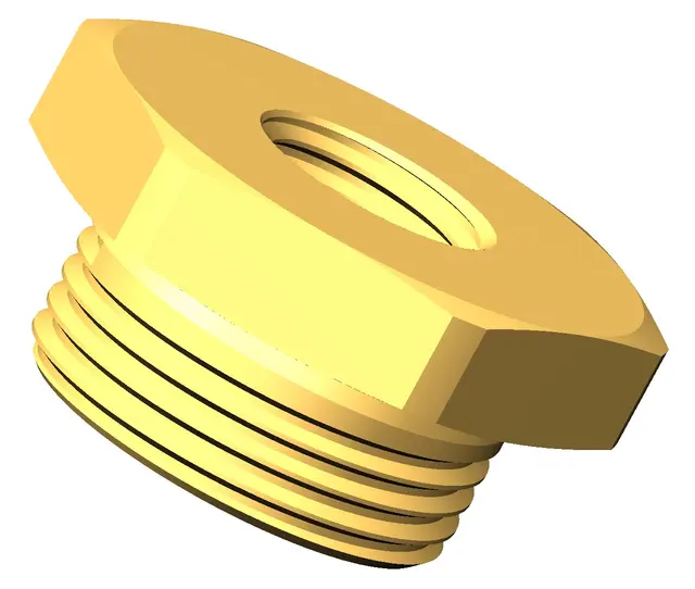 Reduksjon M22x1,50 - M12x1,50 m/O-Ring Raufoss 