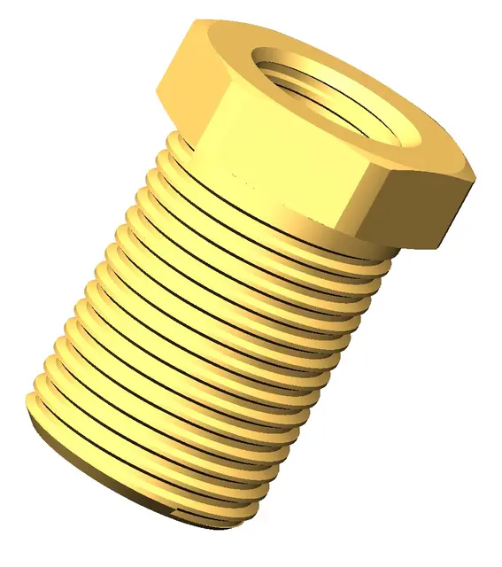 Adapter for Pressurgauge M18X1,5 - 12X1,5 - G1/4" iso837-1 