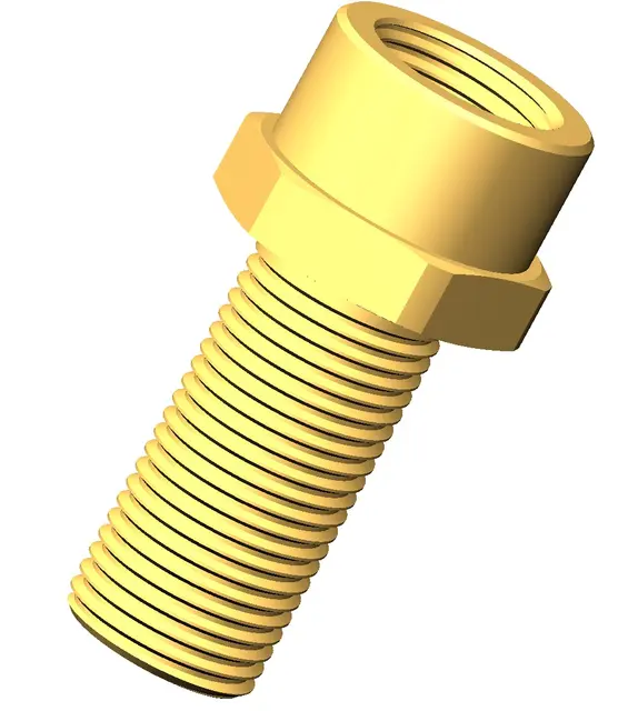 Bulkhead Coupling M22X1,5 cône 24° T 15 - M22X1,5 