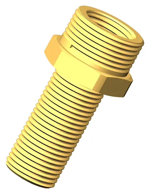 Bulkhead coupling and 24° cone M16X1,5 cône 24° T 10 - M16X1,5 - M22X1, 