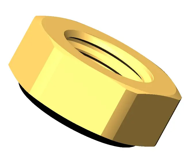 Locking nut with O-Ring M18X1,5 