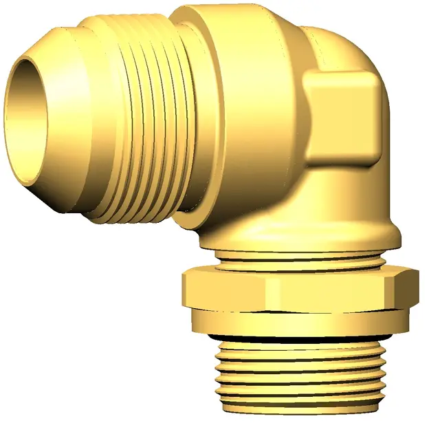 90° Elbow SAE J512 M22x1,5 - 1-1/16-14UNS 