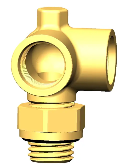 3-Way Coupling For Bulkhead M16x1,5 - M16X1,5 - M 16X1,5 