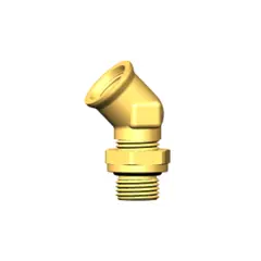 45° Albue for skott M16X1,5 - M16X1,5 Raufoss