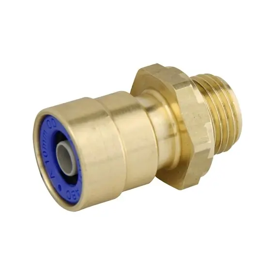 Overgang ABC Push-In Ø10x1,50 - M16x1,50 Raufoss 