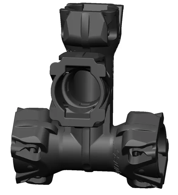 Kobling 4-Veis Regular L1=50mm L2=33mm Raufoss 