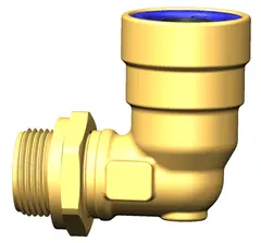 ABC New line 90° Push In Coupling T 3/4" M22x1,5 - Raufoss