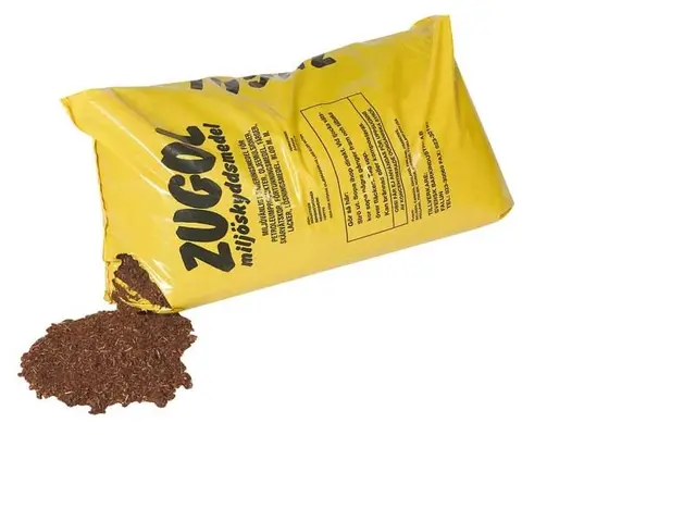 Zugol Miljøbark 40L Oljeabsorberende bark til inne-utebruk 