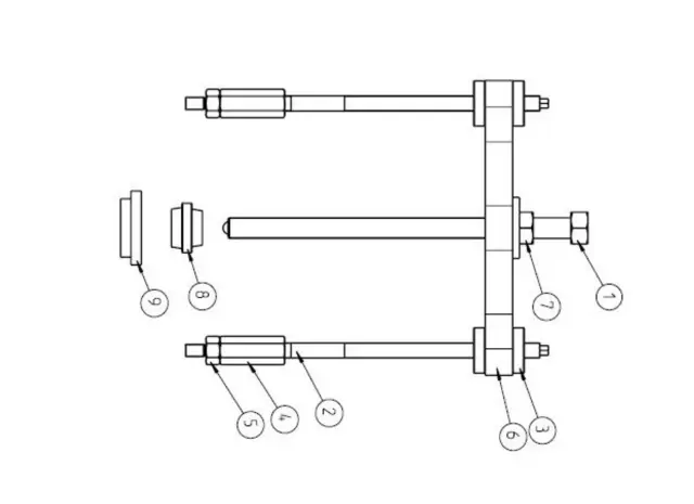 Universal navavtrekker SAF 