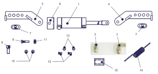 Ettermonteringssett luftop. underst. SAF 