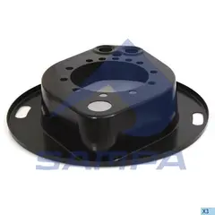 Bremseskjold 10" 254mm Scania Sampa