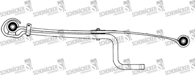2-lags fjær Mercedes Schomäcker 