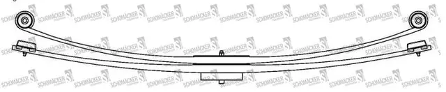 Leaf spring Iveco 