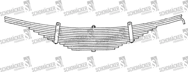 Trapezfjær BPW Schomäcker 