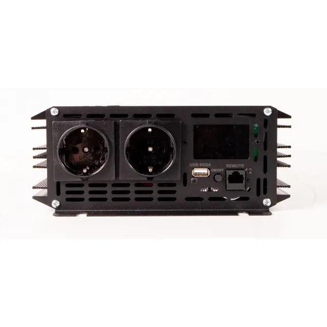 Inverter 24V 3000W (6000W) Ren Sinus Med trådløs fjernkontroll 