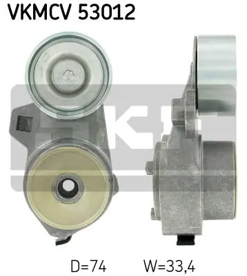 Multi-V tensioner kit, CV VOLVO 