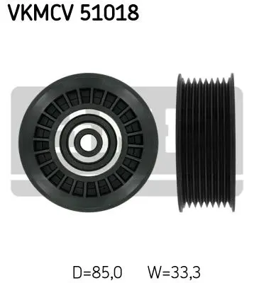 Multi-V idler kit, CV MERCEDES 
