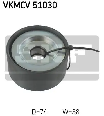 Multi-V idler kit, CV Mercedes 
