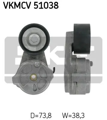 Multi-V tensioner kit, CV Mercedes 