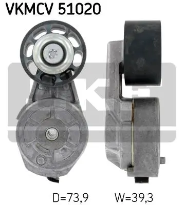 Multi-V tensioner kit, CV Mercedes 