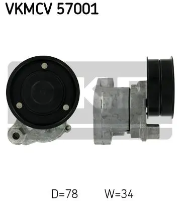 Multi-V tensioner kit, CV DAF 