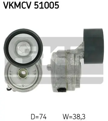 Multi-V tensioner kit, CV MERCEDES-BENZ 