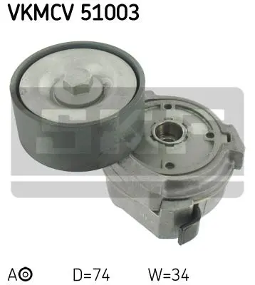 Multi-V tensioner kit, CV Mercedes 