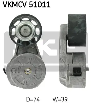 Multi-V tensioner kit, CV Mercedes 