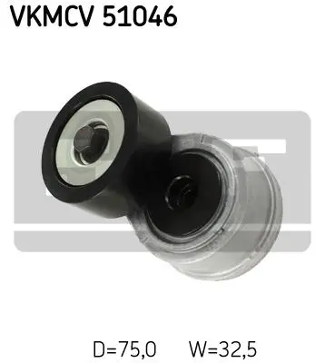 Multi-V tensioner kit, CV MERCEDES-BENZ 